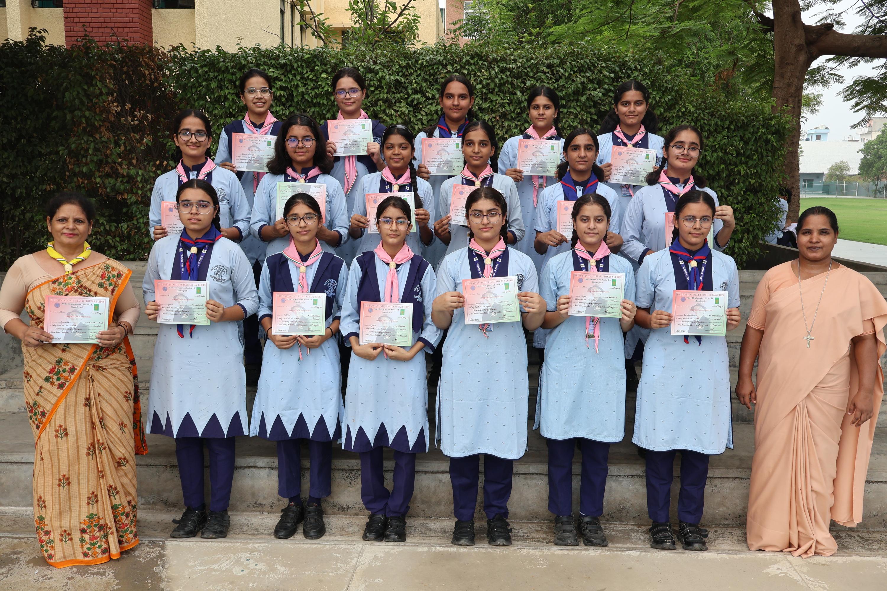 THE HARYANA STATE BHARAT SCOUTS & GUIDES TRAINING CAMP